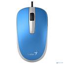 Genius Мышь DX-120 Blue { оптическая, 1000 dpi, 3 кнопки+колесо прокрутки, провод 1,5 м, USB} [31010105103]
