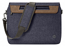 Сумка для ноутбука 14" HP RENEW Brief Case синий/коричневый пластик (1A215AA)