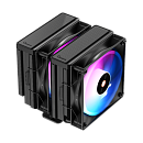 Кулер для процессора Ocypus Delta A62 BK ARGB, 2x120mm ARGB FAN, Top Panel, 6 HEAT PIPES, 4-PIN PWM, 500-2000 RPM, 29DBA, HYDRO BEARING, LGA115X/1200/