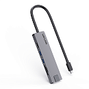 док-станция Docking Station WAVLINK USB-C Travel Mini/100W PowerDelivery/ 1xUSB3.0/1xUSB2.0/1xHDMI 4K 60HZ/1xGigabit LAN/SD/Micro SD Card Reader