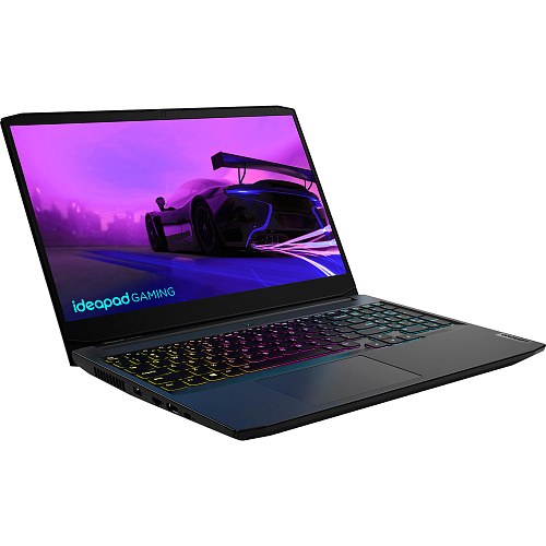 Ноутбук/ Lenovo IdeaPad Gaming 3 15IHU6 15.6"(1920x1080 IPS)/Intel Core i7 11370H(3Ghz)/16384Mb/512SSDGb/noDVD/Ext:nVidia GeForce RTX3050(4096Mb)/Cam