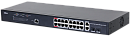 Коммутатор Dahua 16-портовый гигабитный управляемый с PoE, уровень L2Порты: 16 RJ45 10/100/1000Мбит/с (PoE/PoE+/Hi-PoE/IEEE802.3bt), 2 комбинированных