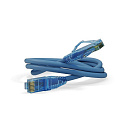 Кабельная сборка Hyperline PC-LPM-UTP-RJ45-RJ45-C6-0.5M-LSZH-BL Патч-корд U/UTP, Cat.6 (100% Fluke Component Tested), LSZH, 0.5м, синий