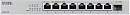 Коммутатор Мультигигабитный коммутатор Zyxel XMG-108, 8xRJ-45: 1/2.5G, 1xSFP+, настольный, бесшумный