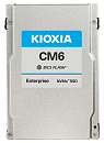 SSD KIOXIA Enterprise 3840GB U.3 15mm (2,5" SFF) CM6-R, NVMe 1.4/PCIe 4.0 1x4, 2x2, R6900/W4200MB/s, IOPS(R4K) 1400K/170K, MTTF 2,5M, 1DWPD/5Y (Read I