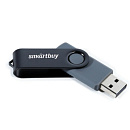 Smartbuy USB Drive 8GB Twist Black [SB008GB2TWK] UFD 2.0