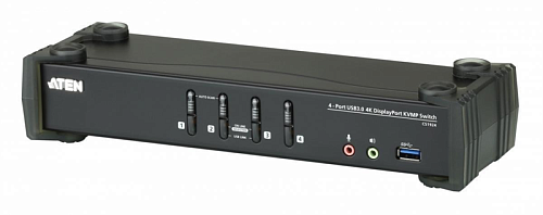 ATEN 4P USB 4K DP/F. Audio KVMP/USB3.0 Switch