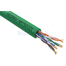 Кабель NEOMAX [NM710021] U/UTP cat.5e 4x2x0.52, 24 AWG, Медь, внутренний, PVCLS нг(А)-LSLTx, 305м, зеленый; Fluke Tested
