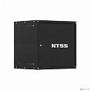 NTSS Шкаф настенный телекоммуникационный NTSS LIME 9U 550х450х500мм, 2 профиля 19, дверь сплошная металл, боковые стенки несъемные, разобранный, черны