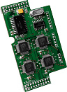 Плата расширения для контроллеров серий I-7188XB/XG/EX/EG, μPAC-7186EX/EG/FD/SM, 4 порта RS-232, 2 канала DO и 1 DI