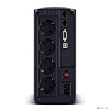 CyberPower VP1000ELCD ИБП {Line-Interactive, Tower, 1000VA/550W USB/RS-232/RJ11/45 (4 EURO), 12В/9 Ач х 1}