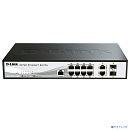 D-Link DGS-1210-10/ME/B1A Управляемый L2 коммутатор с 8 портами 10/100/1000Base-T и 2 портами 1000Base-X SFP