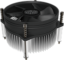 Кулер для процессора/ Cooler Master i50 (77W, 3-pin, 60mm, classic, Al, fans: 1x92mm/34.1CFM/28dBA/2000rpm, 1200/115x)