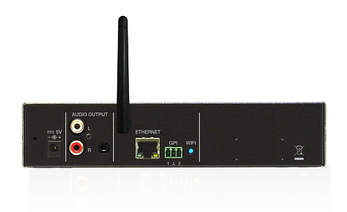 Аудиоплеер ECLER [[ePLAYER1-Б/У]] компактный, Интернет стриминг, поддержка стриминга с различных устройств (DLNA, Airplay), Ethernet, WiFi, USB, SD ка