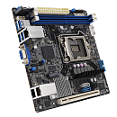 Серверная материнская плата ASUS Motherboard P12R-I Mini-ITX,1xLGA1200,2x3200/2933/2666UDIMM(upto64GB),6xSATA3 6Gb/s p,1xM.2,1xPCIe Gen4 slot (1x16),3