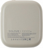 Мобильный аккумулятор Solove Solove W5 10000mAh 2.1A беспров.зар. серый (W5 WHITE UPDATED RUS)