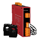 Интеллектуальный измеритель параметров однофазной сети, 2 петли, Modbus TCP, в комплекте 2 токовых кольца 200 А