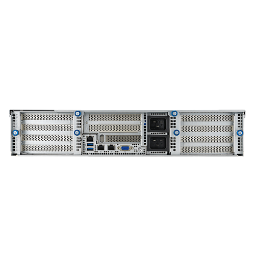 Серверная платформа ASUS ESC4000A-E12-SKU1, 2U GPU, 1 x SP5 LGA6096 EPYC 9004 (400W), 12DIMM DDR5, 2 x 2.5" SATA/SAS*/NVMe + 2 x 3.5" SATA/SAS*/NVMe +