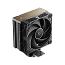 Кулер для процессора DEEPCOOL AK400 G2 LGA1851/1700/1200/115X/AM5/AM4 (12шт/кор, TDP 220W, PWM, Fan 120mm, 4 тепл. Трубки, Wood-grain top cover, черны