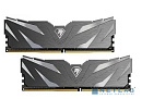 Модуль памяти DDR4 Netac Shadow II 16GB (2x8GB) 3600MHz CL18 1.35V / NTSWD4P36DP-16K / Black / with radiator