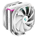 Кулер для процессора DEEPCOOL AS500 PLUS WH LGA20XX/1700/1200/115X/AM5/AM4 (8шт/кор, TDP 220W, PWM, ARGB Led, DUAL Fan 140mm, 5 тепл. Трубок, белый) R