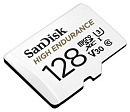 Micro SecureDigital 128GB SanDisk microSDXC Class 10 UHS-I U3 V30 Max Endurance Video Monitoring (SD адаптер) (SDSQQVR-128G-GN6IA)