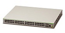 Allied Telesis 48 x 10/100T POE+ ports and 4 x 100/1000X SFP (2 for Stacking), Fixed AC power supply, EU Power Cord