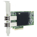 контроллер Broadcom Emulex LPe35002-M2 Gen 7 (32GFC), 2-port, 32Gb/s, PCIeGen4 x8, LC MMF 100m, LP + FH, transivers included (незначительное поврежден