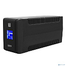 ИБП HIDEN EXPERT ULS600C 600ВА/360Вт {Линейно-интерактивный ИБП 600ВА/360Вт 2xSchuko LCD, USB, встроенный АКБ 1x12B/7Ач}
