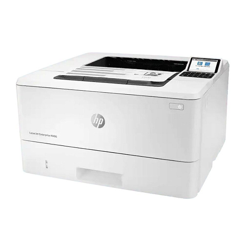 Принтер HP LaserJet Enterprise M406dn A4, лазерный, черно-белый, 40стр/мин, 1200dpi, 800МГц, 1024Мб, 350+100, AirPrint/USB/Ethernet , 3000стр/картрид