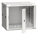 Шкаф коммутационный ITK Linea W (LWR3-09U64-GF) настенный 9U 600x450мм пер.дв.стекл 90кг серый 350мм 24кг 200град. 500мм IP20 IK08 сталь
