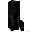 Шкаф коммутационный Lanmaster (TWT-CBB-42U-6X8-G1) напольный 42U 600x800мм пер.дв.стекл задн.дв.спл.стал.лист 2-хст. 2 бок.пан. 800кг черный IP20