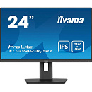 LCD IIYAMA 23.8" XUB2493QSU-B5 {IPS 2560x1440 60Hz 4ms 300cd 8bit(6bit+FRC) HDMI2.0 DisplayPort 3xUSB3.0 2x2W Pivot VESA}
