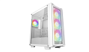 Корпус Deepcool CC560 MESH V2 WH без БП, боковое окно (закаленное стекло), 3x120мм ARGB LED вентилятор спереди и 1x120мм ARGB LED вентилятор сзади, бе