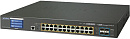 Коммутатор Planet L2+/L4 24-Port 10/100/1000T 75W Ultra PoE with 4 shared SFP + 4-Port 10G SFP+ Managed Switch, with Hardware Layer3 IPv4/IPv6 Static