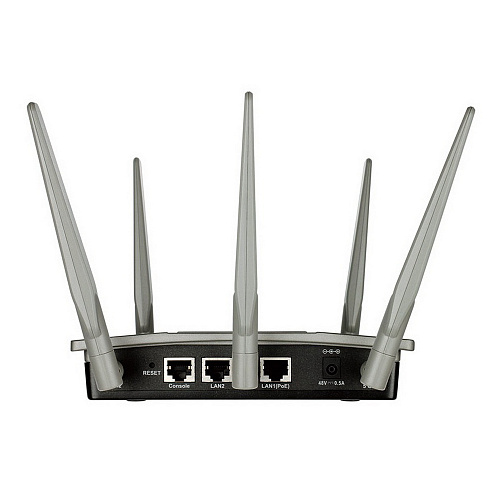 Точка доступа D-LINK Точка доступа/ AC1750 Wi-Fi PoE Access Point, 2x1000Base-T LAN, 3x4dBi (2.4GHz)+3x6dBi (5GHz) detachable antennas, RJ45 Console, w/o PoE base/power