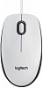 Мышь Logitech M100 белый/черный оптическая (1000dpi) USB для ноутбука (2but)