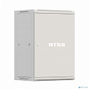 NTSS Шкаф настенный телекоммуникационный NTSS W 18U 600х450х964мм, 2 профиля 19, дверь сплошная металл, боковые стенки съемные, разобранный, серый RAL