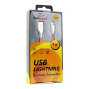 Cablexpert Кабель для Apple CC-G-APUSB01R-1M, AM/Lightning, серия Gold, длина 1м, красный, блистер