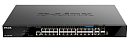 коммутатор D-Link PROJ Управляемый L3 стекируемый PoE-коммутатор, 20x1000Base-T PoE, 4x2.5GBase-T PoE, 2x10GBase-T, 2x10GBase-X SFP+, PoE-бюджет 370 В