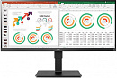 Монитор LG 34" UltraWide 34BN770-B черный IPS LED 21:9 HDMI M/M матовая HAS Piv 350cd 178гр/178гр 3440x1440 60Hz FreeSync DP UW USB 10.3кг