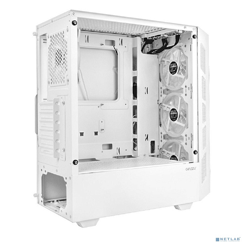 Ginzzu RX330 ATX FAN 12CM FRGB*4 Белый
