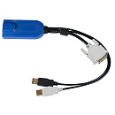 Модуль компьютерного интерфейса (CIM) DVI-D, с поддержкой VirtualMedia (на уровне BIOS), Absolute Mouse Synchronization, Audio, Smart Card/CAC. Подклю