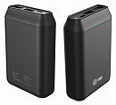 Мобильный аккумулятор Cactus CS-PBFSST-10000 Li-Pol 10000mAh 2A+2.4A черный 2xUSB