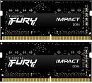 Память оперативная/ Kingston 32GB 2666MT/s DDR4 CL16 SODIMM (Kit of 2) FURY Impact