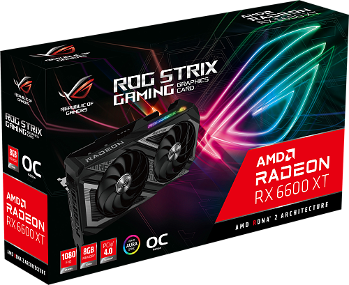 Видеокарта ROG-STRIX-RX6600XT-O8G-GAMING