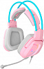 Наушники с микрофоном A4Tech Bloody G575 розовый/голубой 2м мониторные USB оголовье (G575 /SKY PINK/ USB)