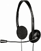 Наушники с микрофоном Hama HS-101 черный 1.7м накладные оголовье (00053999)