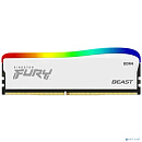 Память DDR4 8GB 3600MHz Kingston KF436C17BWA/8 Fury Beast RGB RTL Gaming PC4-25600 CL17 DIMM 288-pin 1.35В single rank с радиатором Ret