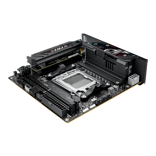 Материнская плата ASUS ROG STRIX B850-I GAMING WIFI AM5 mini-ITX 2xDDR5 PCIEx16 2xM.2 2xUSB-C HDMI 2.5GLAN WIFI 7